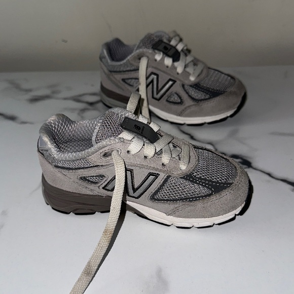 Pre-owned New Balance Kids' Black and Gray 999v4 Sneakers - Picture 6 of 14